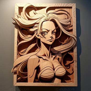 3D модель Боа Хэнкок One Piece АНИМЕ (STL)